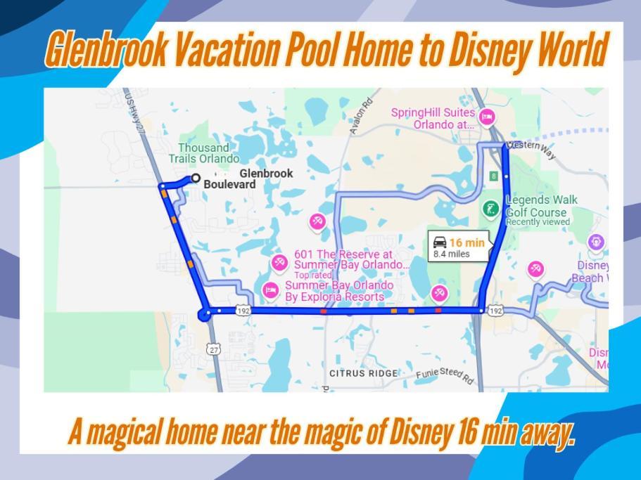 Glenbrook Vacation Poolspa Home Orlando Exteriör bild