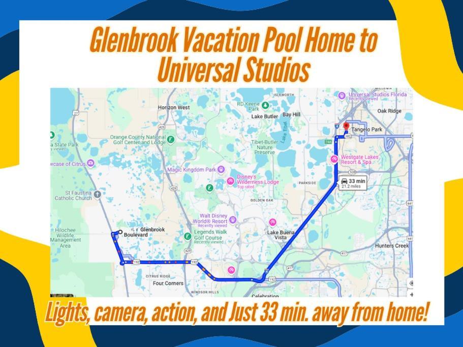 Glenbrook Vacation Poolspa Home Orlando Exteriör bild