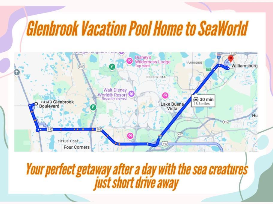 Glenbrook Vacation Poolspa Home Orlando Exteriör bild